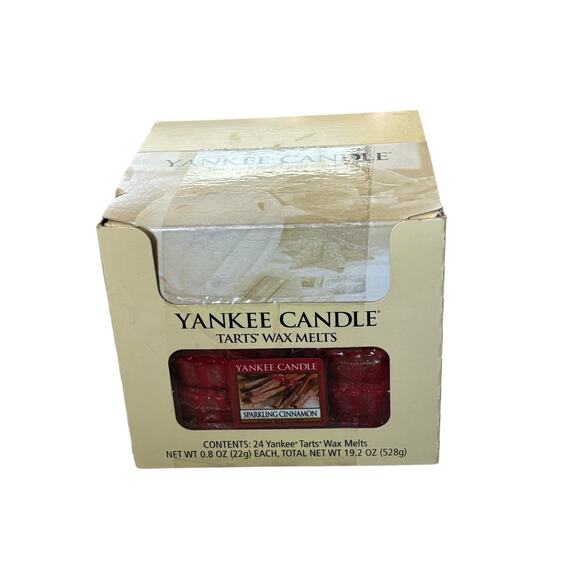 24 Yankee Candle Tarts Wax Melts Retired Sparkling Cinnamon New In Box - Picture 4 of 4